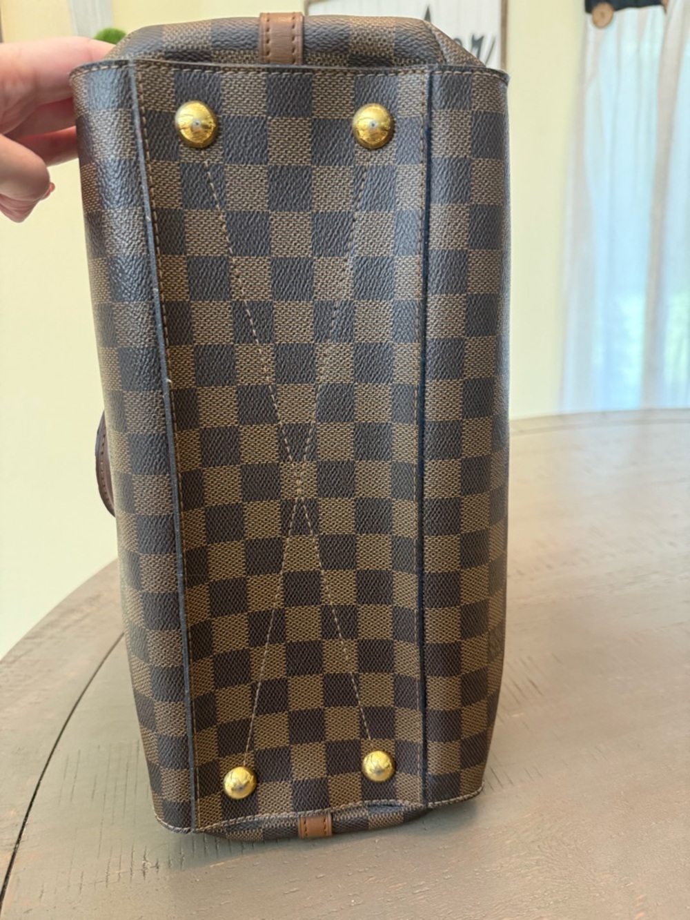 Authentic Louis Vuitton Greenwich PM - Damier Ebene with COA - Picture 7 of 16